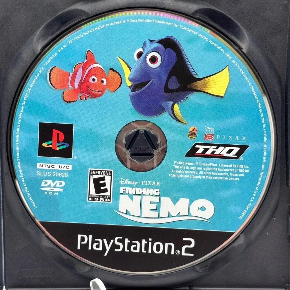 Finding Nemo PS2 Game Black Label CIB Complete Manual 2003